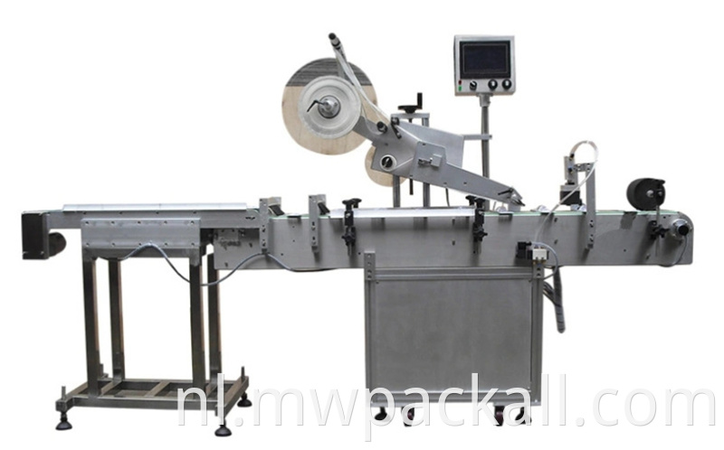 Automatische etiketteringsmachine Carton Corner Two Sides Sticker Labeler Machine met een goede prijs
